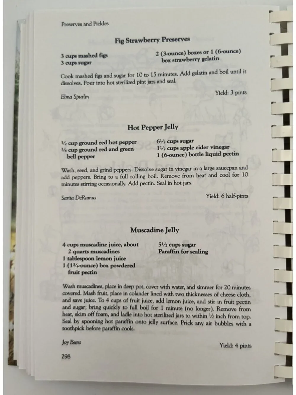 Land Of Cotton Southern Recipes Spiral Bound Cookbook Vintage 1980s Classic Sout